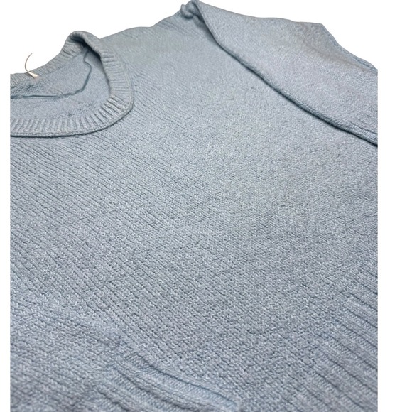 Free People Brookside Sweater Blue Oversized Comfort Women's XS Warm - Picture 2 of 5